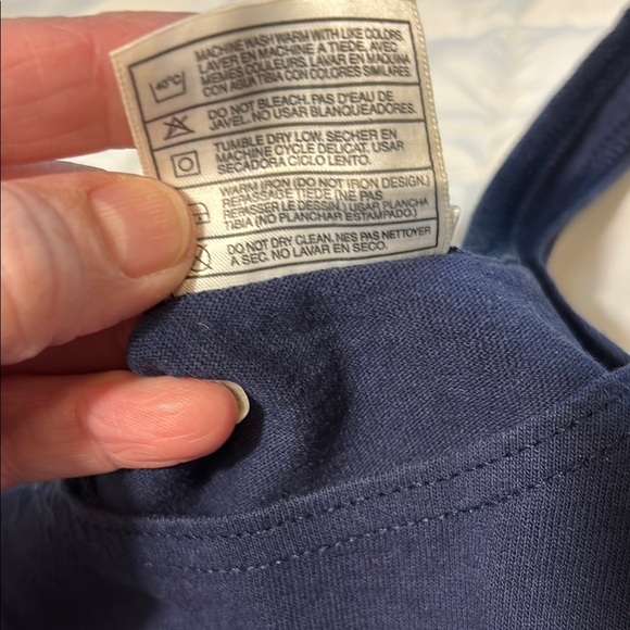 Nike Vintage Navy Blue Tank Top with Flag Logo - Picture 4 of 13